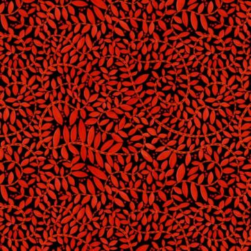 (3420)Folkscapes/Fantasy Ferns Red/Black(1065)