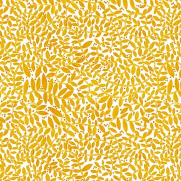 (3432)Folkscapes/Fantasy Ferns Yellow/White(1065)